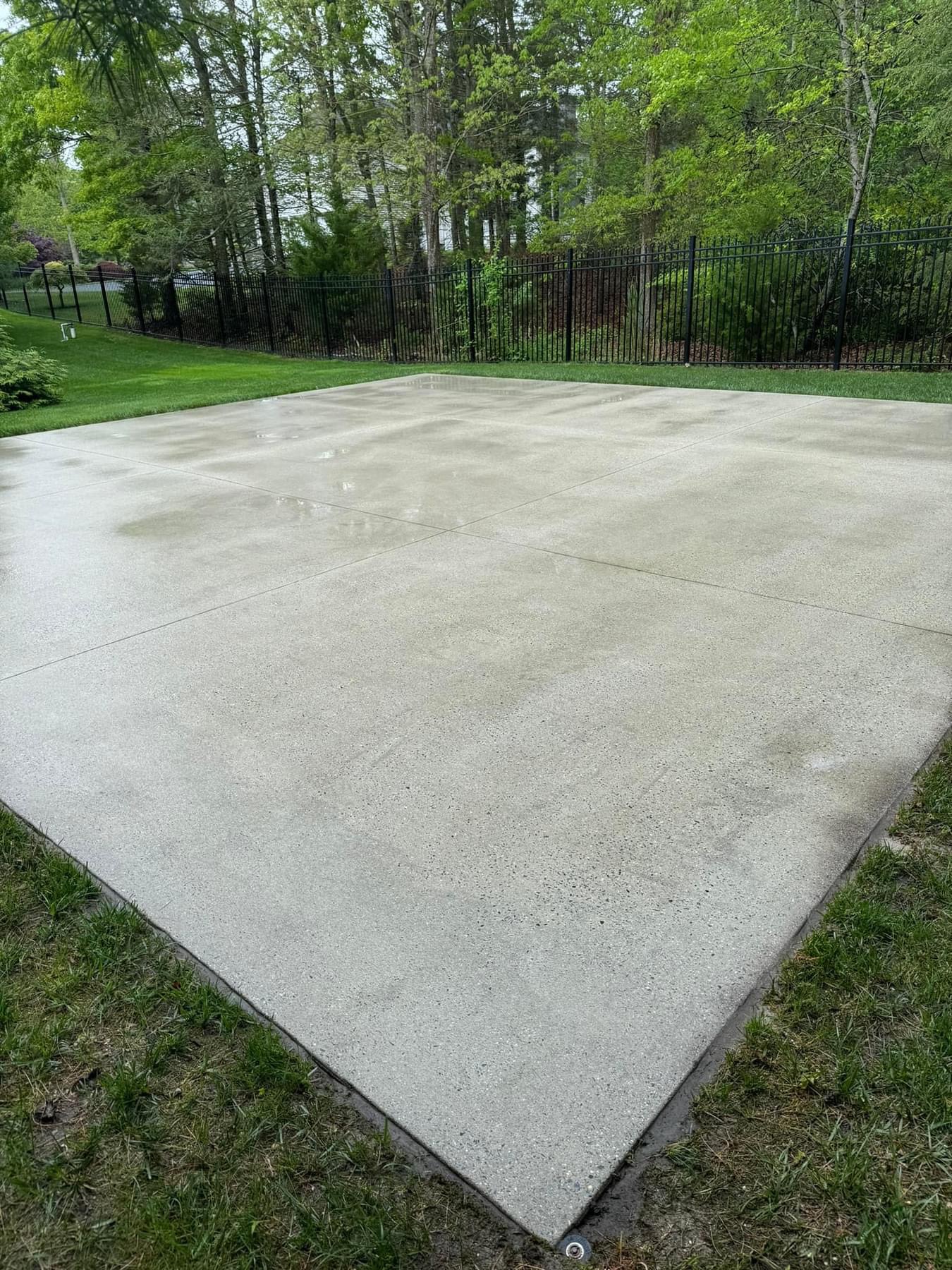 clean concrete